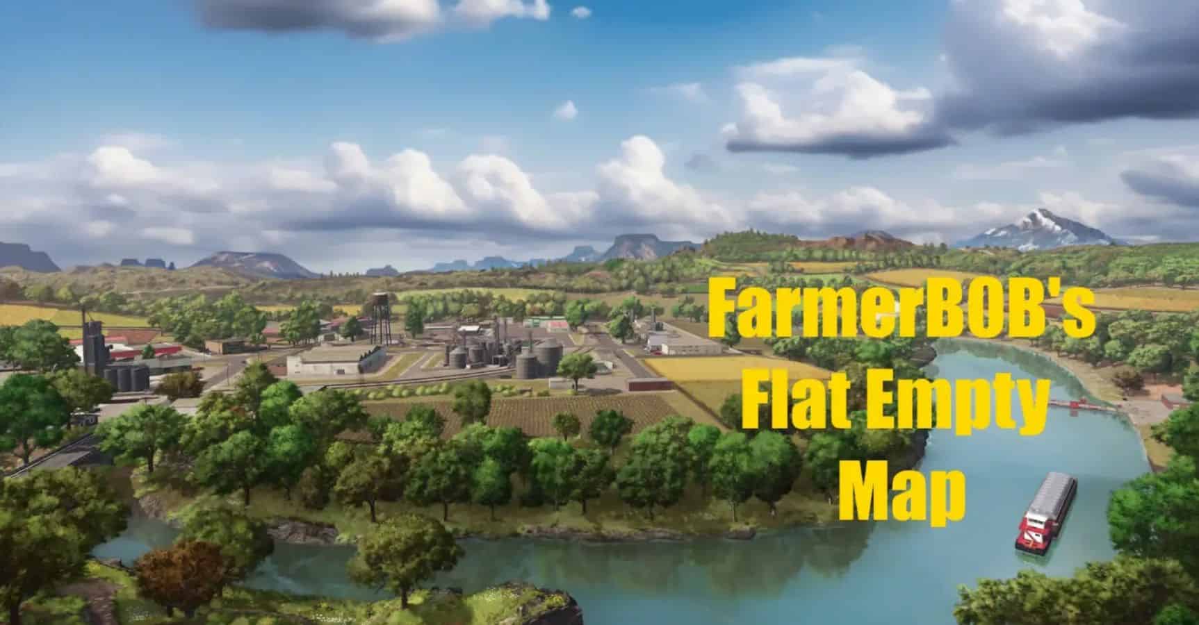 FarmerB0B’s Empty Flat Map 2X V1.0 | FS25 Mod Download