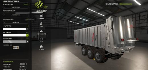 Fliegl ASW288 Schubboden Multi Trailer v1.0