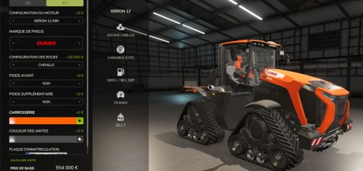 Claas Xerion 12 1000hp v1.0.0.2