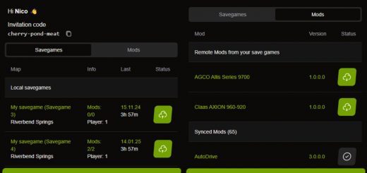 Farm Station 25 – Savegame and Mod syncer BETA 4 v1.0