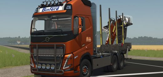 Forest truck with loading crane V1.0