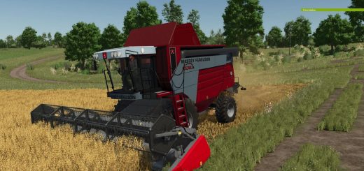 Massey Ferguson 7278 with header v1.0