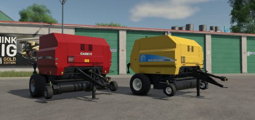 New Holland BR 6090 And Case RB 344 v1.0
