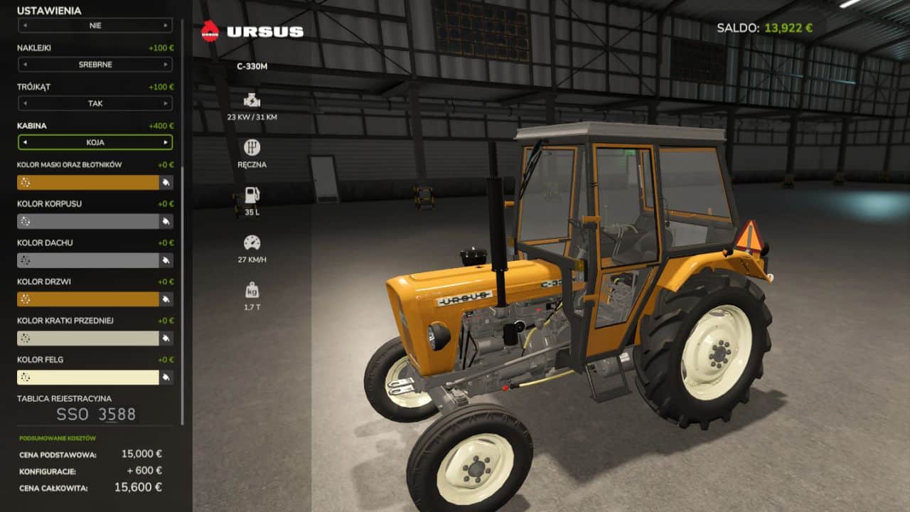 Ursus C330 – C330M V1.0.5
