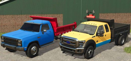 1991 Dodge Ram 3500 HD & 2016 Ford F450 Dump Trucks v1.0
