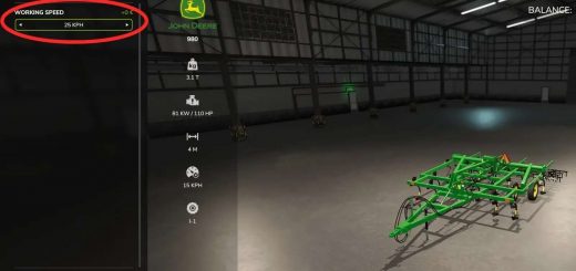 Adjust Working Speed v0.9
