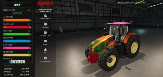Claas Axion 900 Multicolor v1.0.0.2
