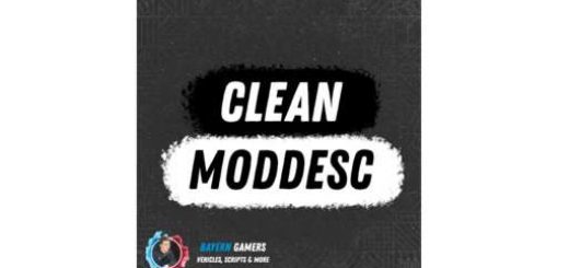 Cleaned up ModDesc v1.0