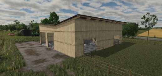 Cow Barn With Slurry And Milk V1.0