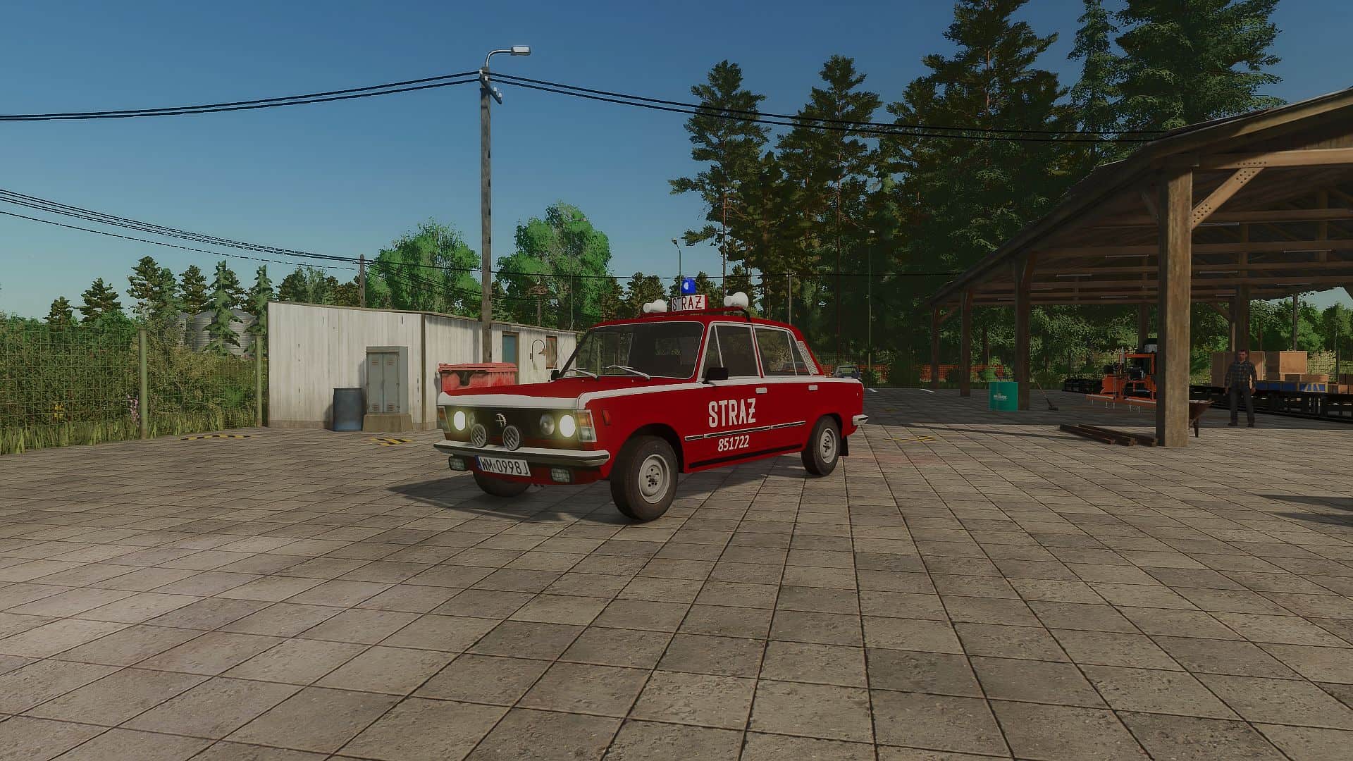 FIAT 125P SLOP FSO 851722 Fire brigade V1.0