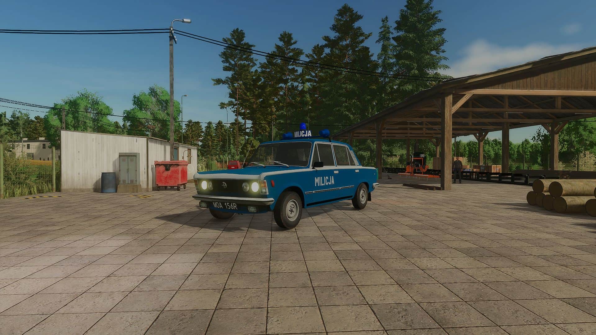 Fiat 125p FSO Milicja v1.0