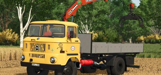IFA W50 Loader Truck with Crane v1.0
