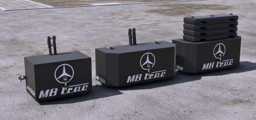 MB Trac front weights v1.0.0.1