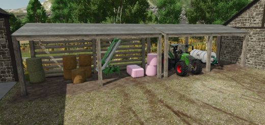 Pack of 2 wooden buildings V1.0