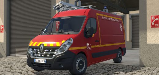 Renault Master III VTU firefighters V1.0