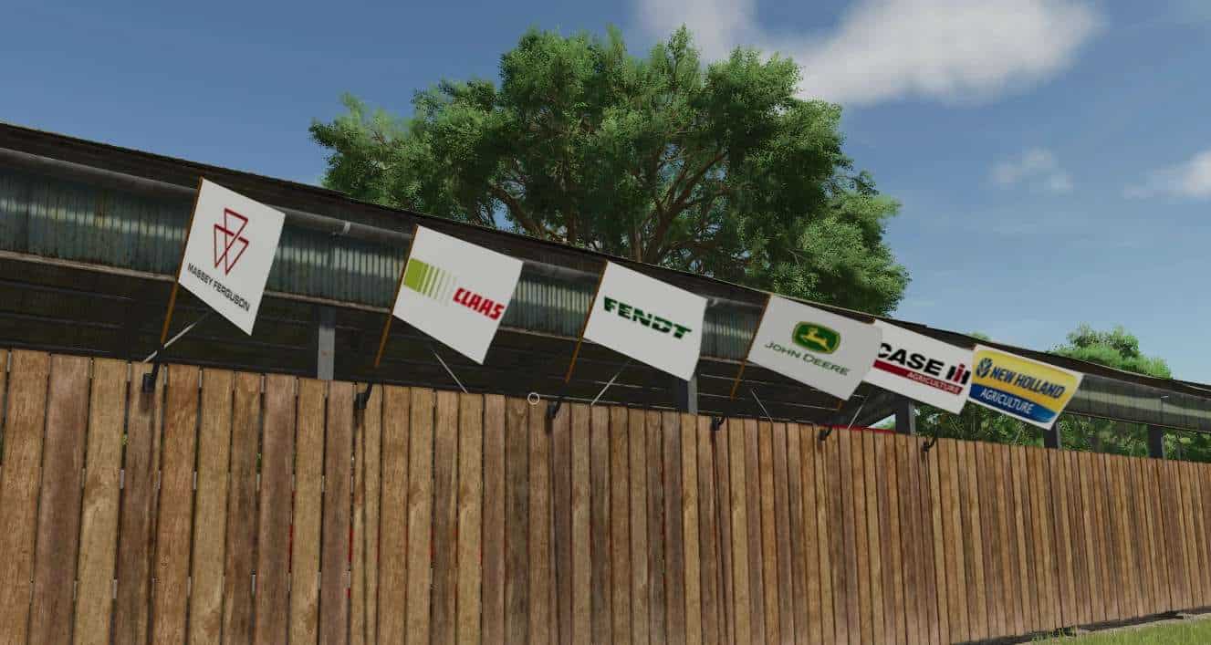 Tractor Brands Wall Flag Pack 1 V1.2