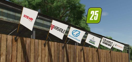 Tractor Brands Wall Flag Pack 2 v1.0