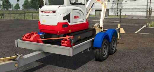 Trailer 2 axles Hubière V1.0