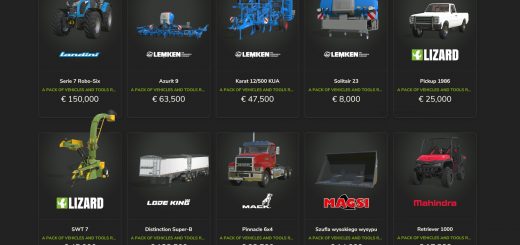 Vehicles and Tools Pack L-M V1.1.0.2