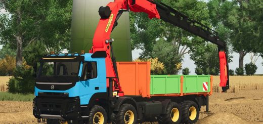 Volvo FMX with Palfinger Crane v1.0