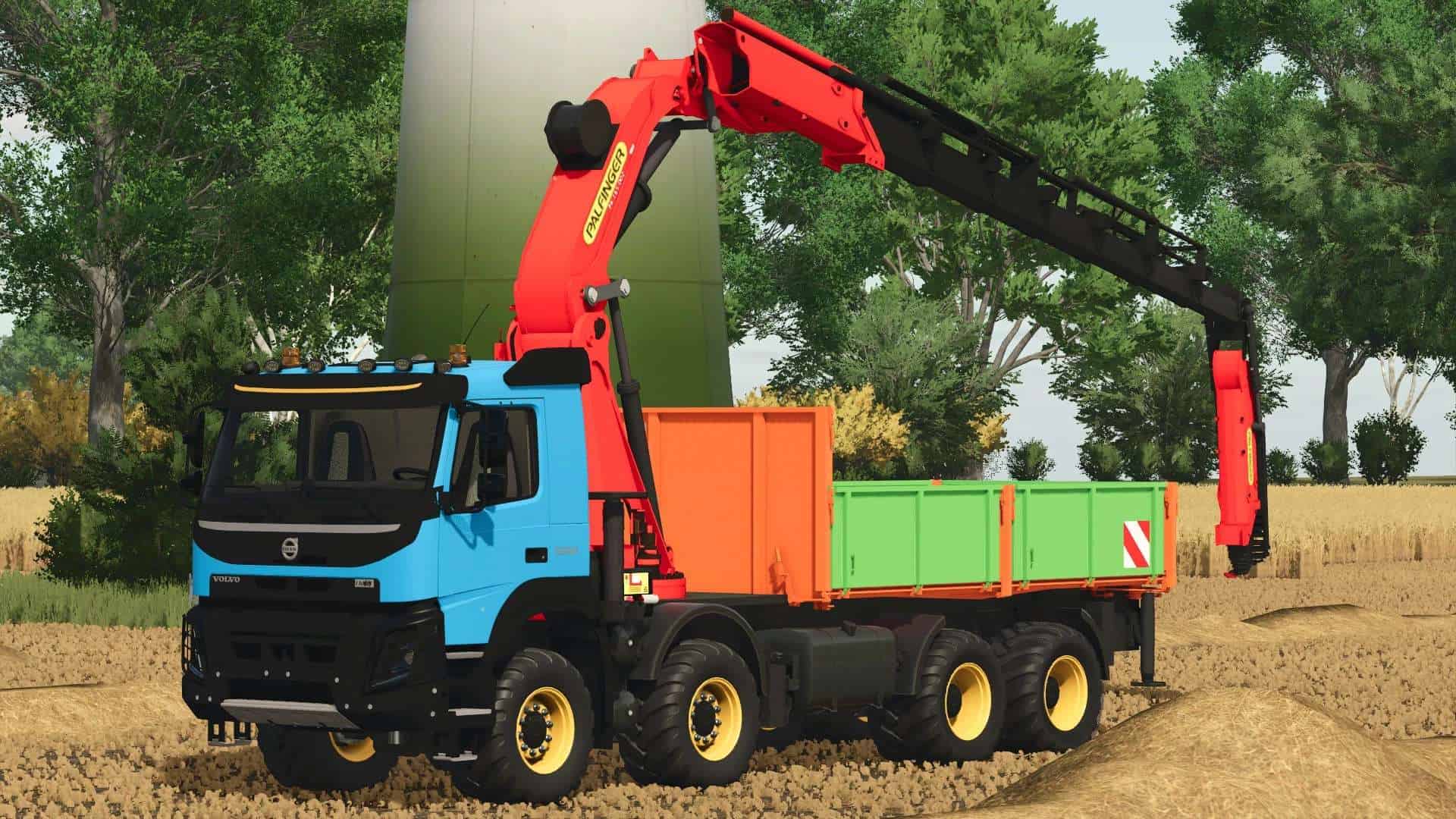 Volvo FMX with Palfinger Crane v1.0