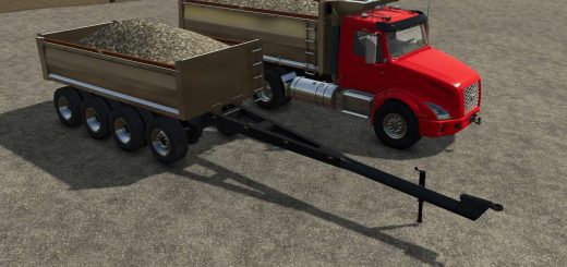Volvo VNX300 Dump Truck + Trailer v3.0
