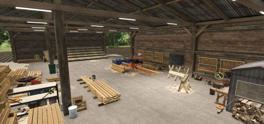 Carpenter Old Pallets And Bale Storage V1.0
