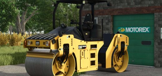 Caterpillar CB44B Tandem Vibratory Roller v1.0
