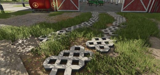 Concrete open slab for the road v1.0