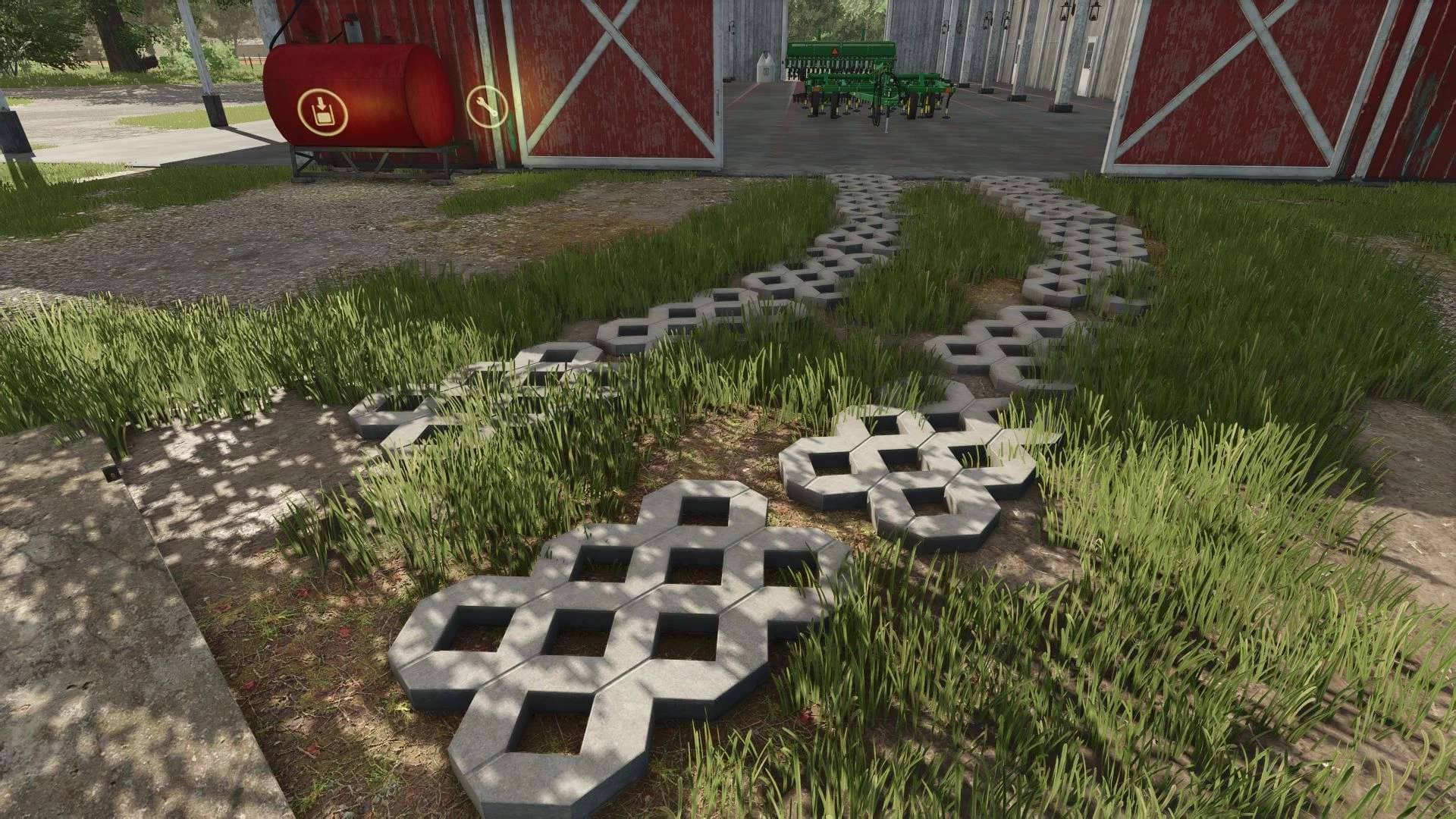 Concrete open slab for the road v1.0