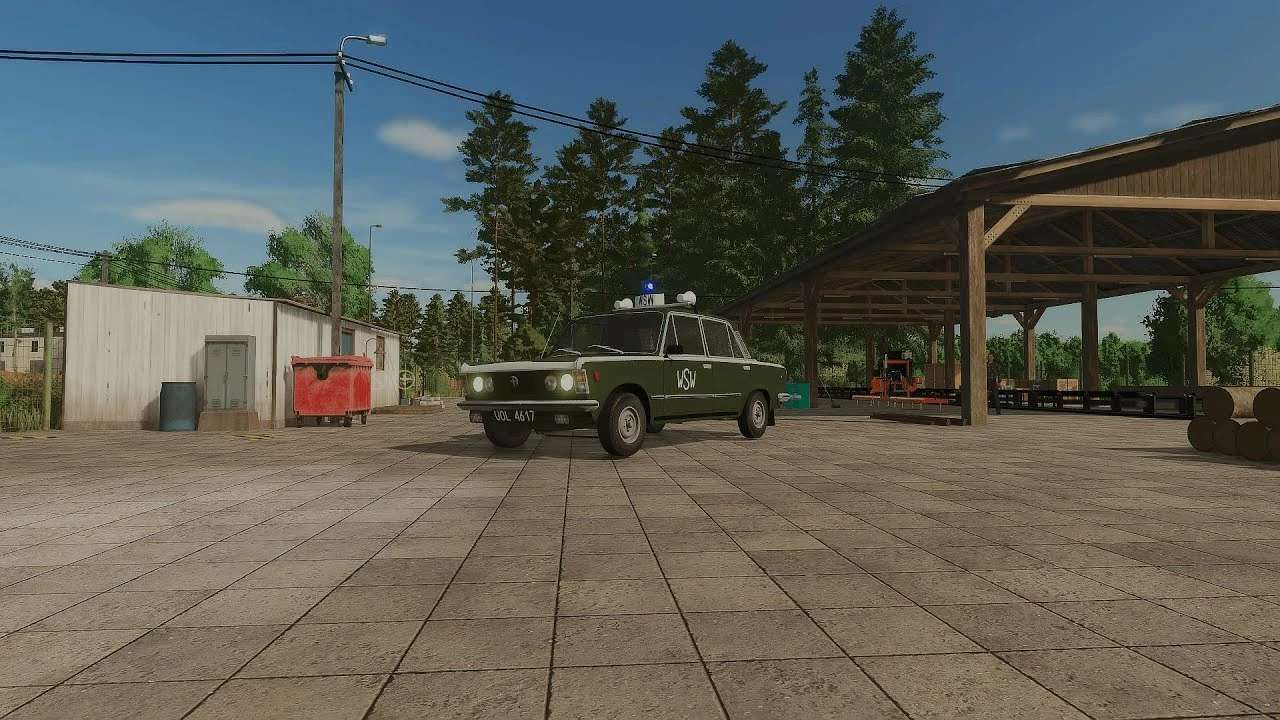 Fiat 125p FSO WSW (Wojskowa Sluzba Wewnatrzna) v1.0