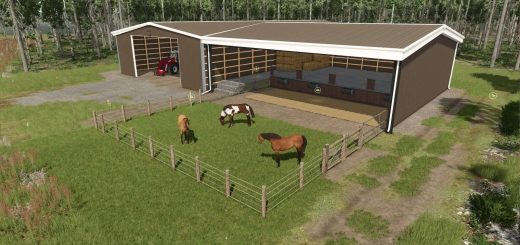 Horse Barn With Storage v1.0