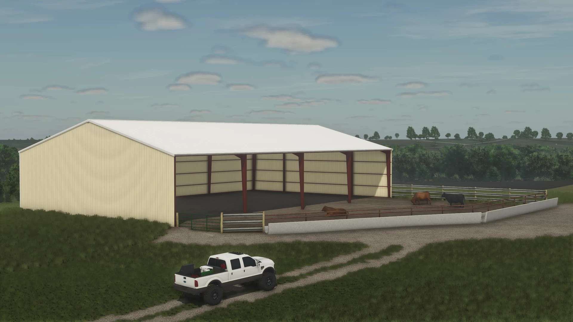 Large Metal Frame Shed v1.0