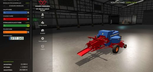 Massey Ferguson 1840 HD baler v1.0
