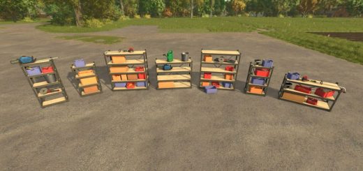 Movable Shelf And Bench Pack V1.0