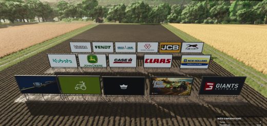 Placeable Ad Sign Brands V1.0