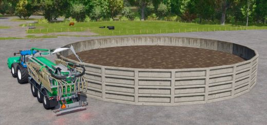Placeable slurry manure tank (unlimited free) v1.0