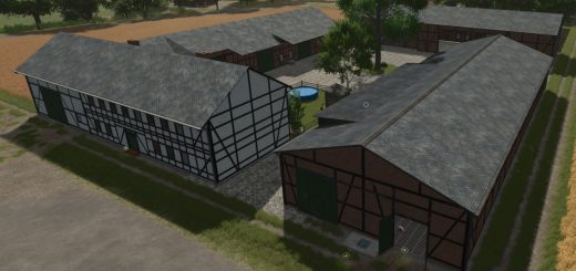 Three half-timbered houses package V1.0.0.1