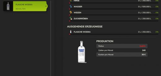 Absolut Vodka production V1.1.0.1