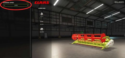Adjust Working Speed v1.0