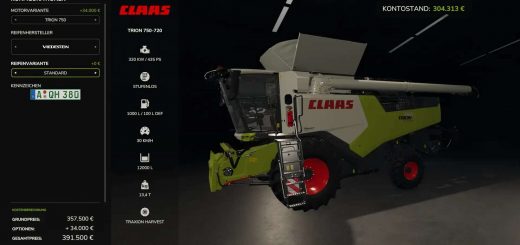 Claas Trion 720-750 Pack v1.2.0.2