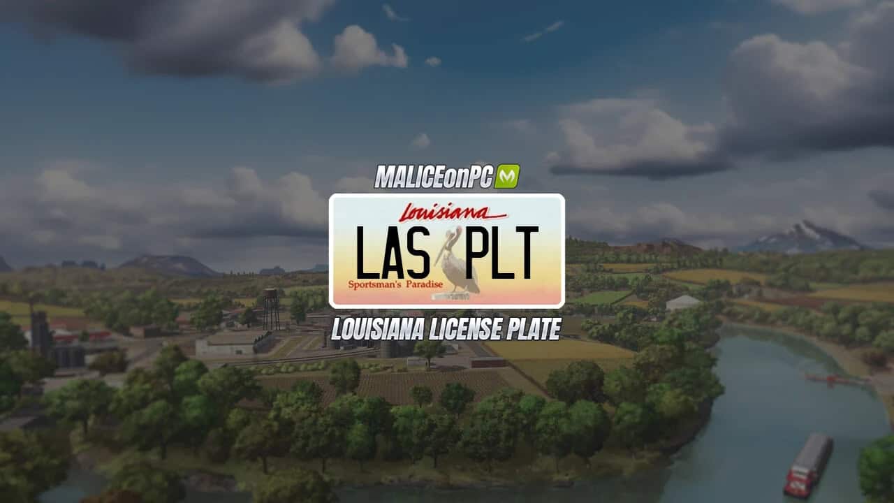 Louisiana License Plate V1.0