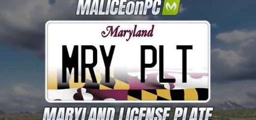 Maryland License Plate v1.0