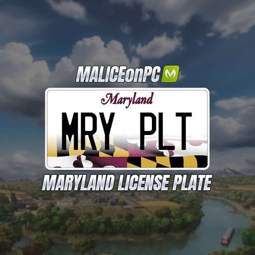 Maryland License Plate v1.0