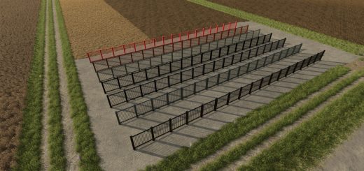 Metal Fence With Gates Pack V0.9