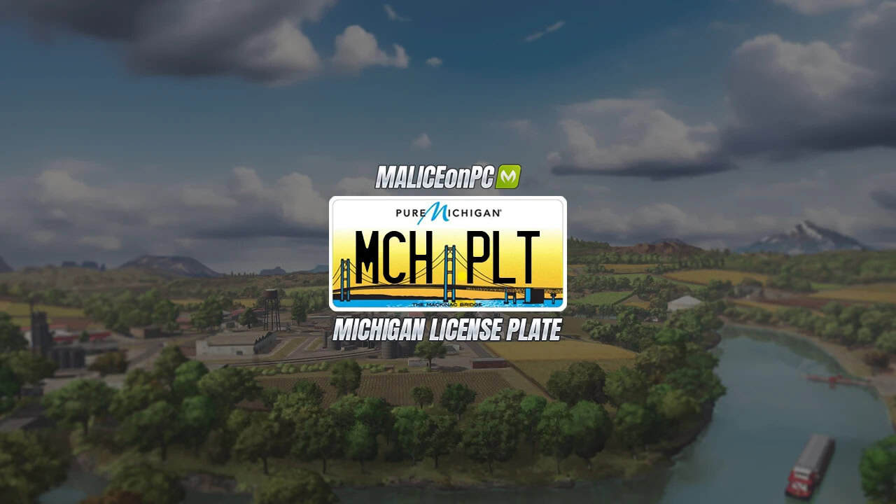 Michigan License Plate (Mackinac Bridge) V1.0