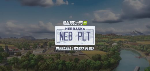Nebraska License Plate V1.0