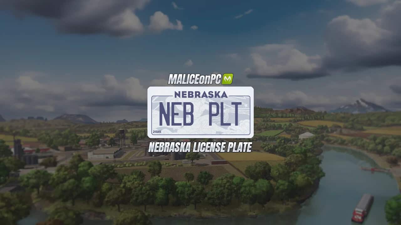 Nebraska License Plate V1.0