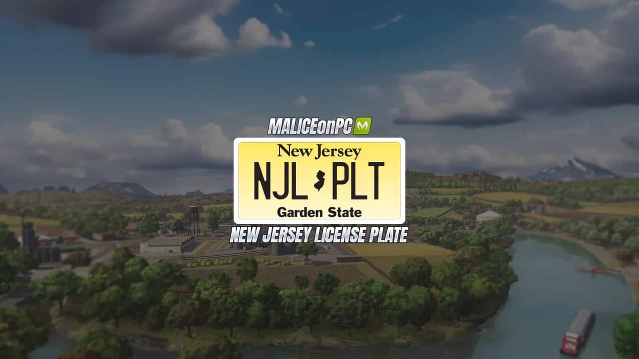 New Jersey License Plate V1.0