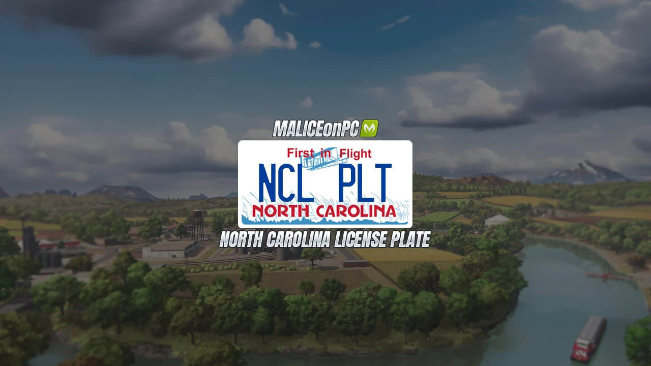 North Carolina License Plate V1.0